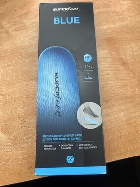 Superfeet Blue Foam Full-Length Insoles - Blue